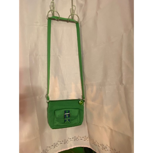 Mygreen Borsa A Tracolla Piccola In Tela Pois + Astuccio – 2 Pezzi, Nero, Regalo Per Ragazze